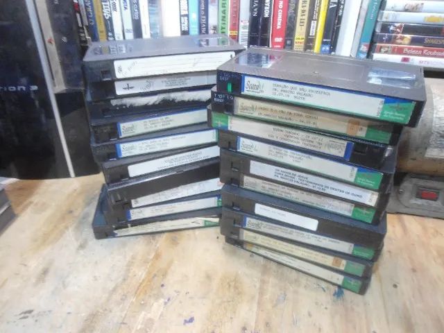 lote com 20 Fita VHS usadas - para regravar - nao sei o conteudo - Foto 2
