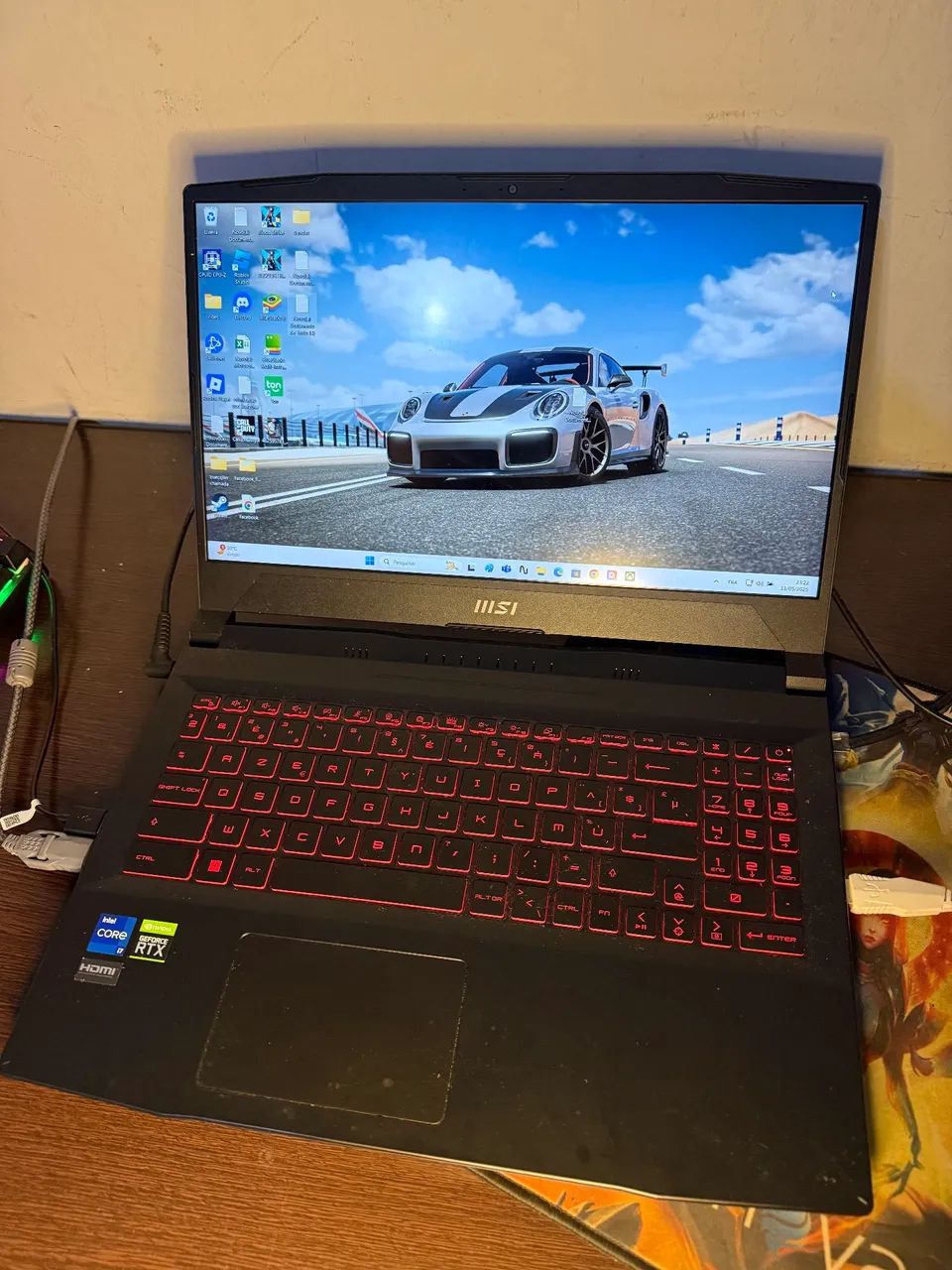 Notebook Gamer MSI Katana - i7 12700H | RTX 3050 | 16GB RAM | SSD + HD 480GB