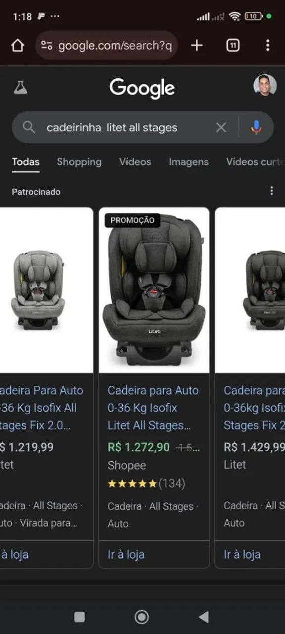 Cadeirinha de carro para bebê  Litet nova  - Foto 5