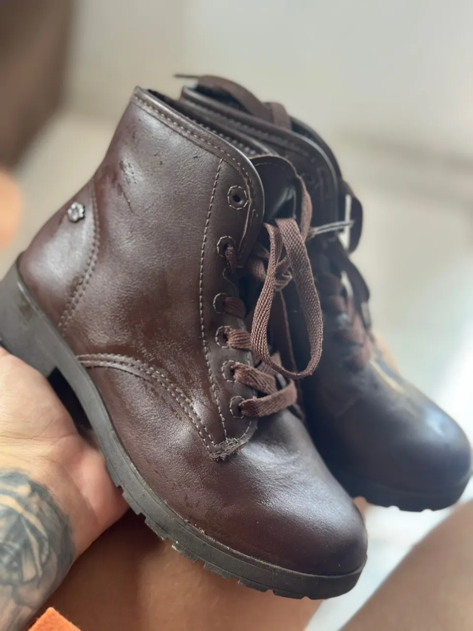 Bota Infantil Marrom