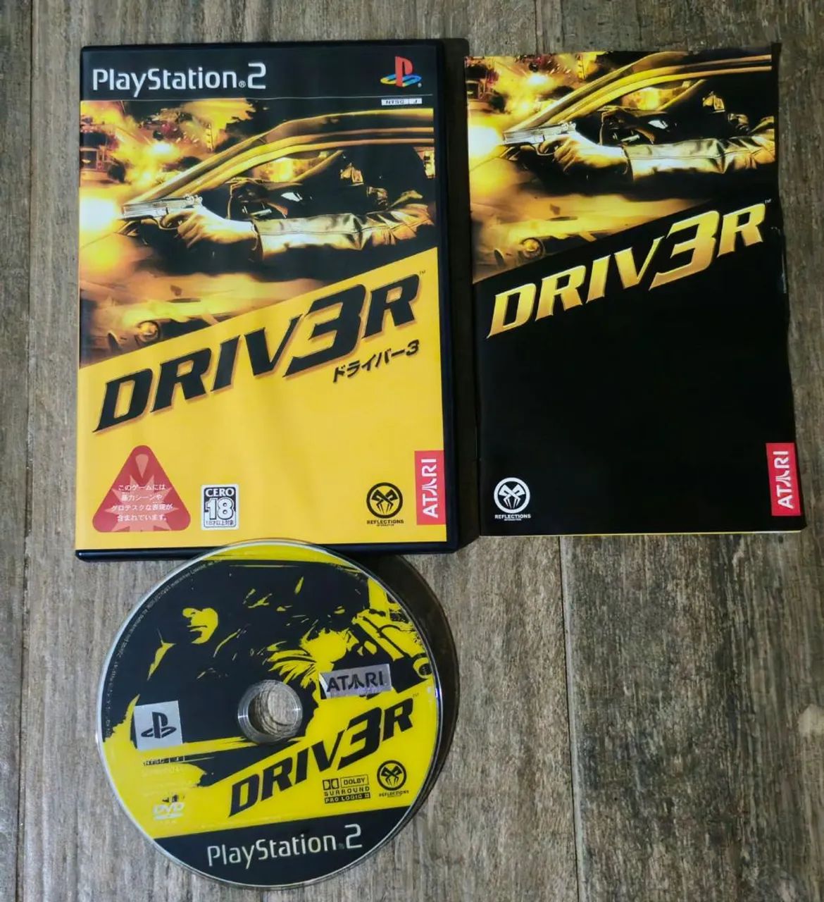 DRIVER PS2 ORIGINAL JAPONES 