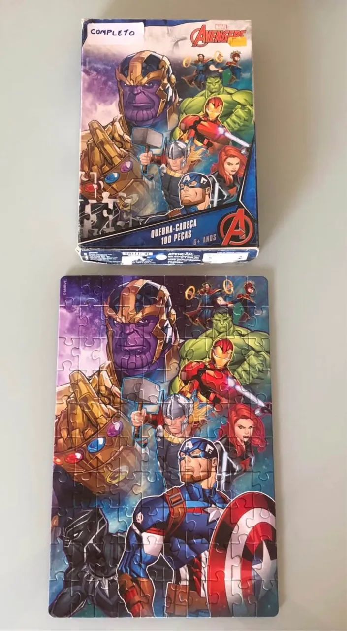 Quebra Cabeças Vingadores, Frozen, Star Wars e Minions - Foto 3