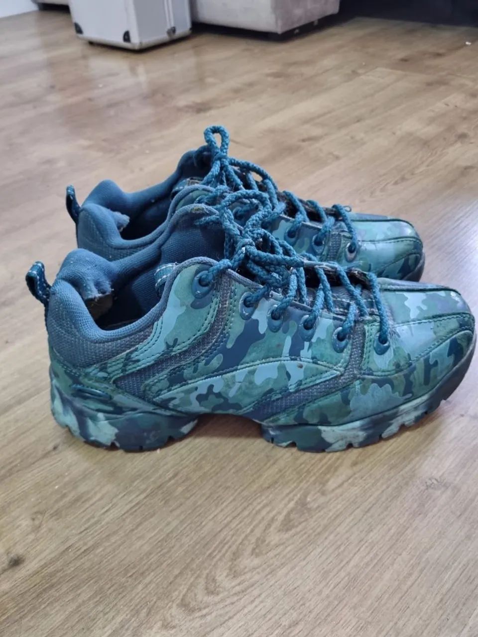Botinha Da Oakley Camuflada Azul 365 Camo Flak Da Oakley Camuflada