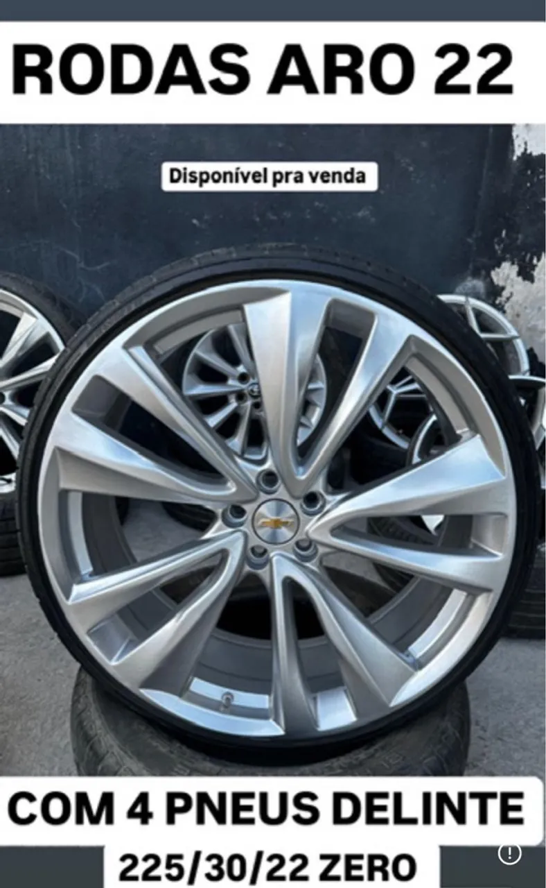 Roda Aro 22 - Furacão 5x114 com PNEU