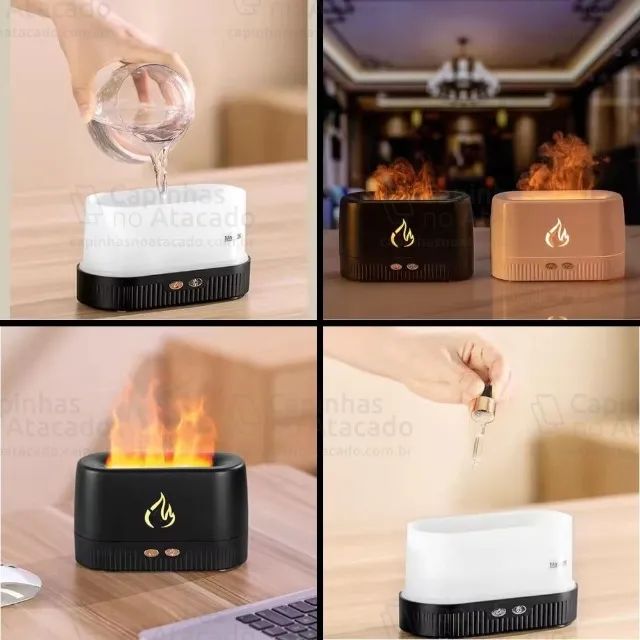 Umidificador de Ar Difusor de Aromas Ultrassônico Aromatizador - B-MAX - BM-063 Novo - Foto 3