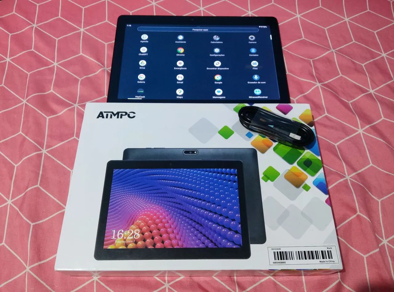 Tablete Android 14 de 25,65cm com 6GB de RAM, 32GB de ROM, Bateria de 6000mAh - Foto 2