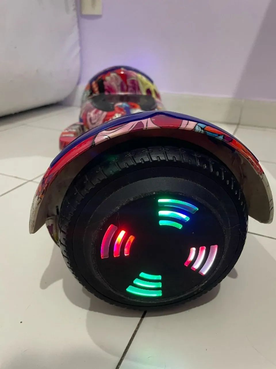 Hoverboard com LED e Bluetooth para ouvir músicas 6.5 - Foto 2