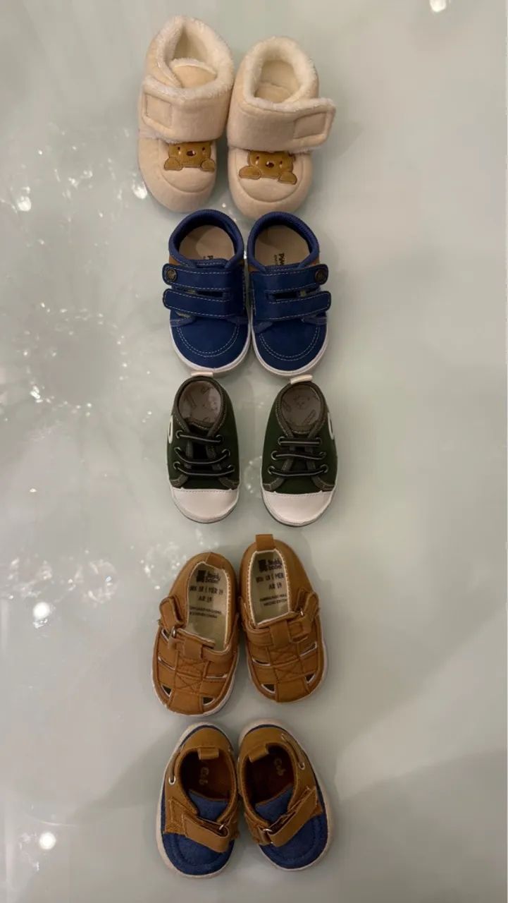Kit de Sapatinhos para Bebê - Diversos Modelos e Cores - Foto 2