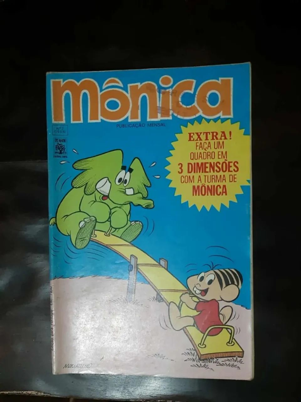 Gibi Mônica Número 7 Editora Abril 1970 (excelente Estado Gibi Mônica Número 7 Editora Abril 1970 (excelente Estado