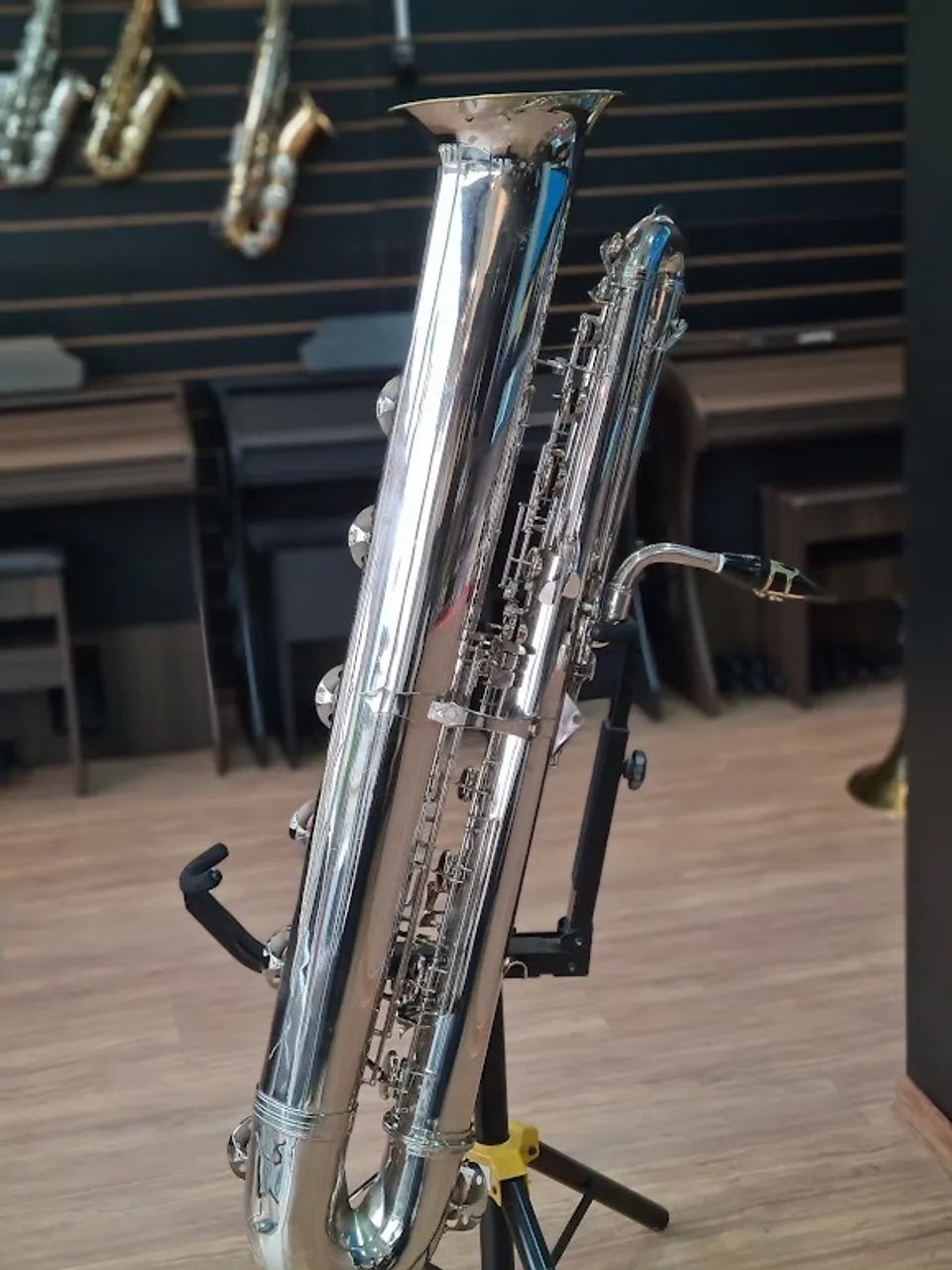 SAX SUPERBAIXO GALASSINE SIb 3 NIQUELADO (NO ESTADO) PARCELAMOS EM ATE 10X S/ JUROS #super - Foto 4