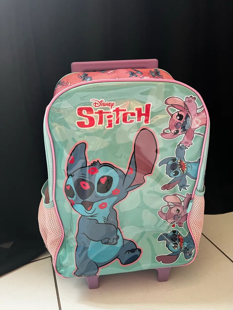 Mochila rodinha stitch Le postiche 