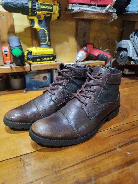 Bota coturno Democrata marrom - Foto 2