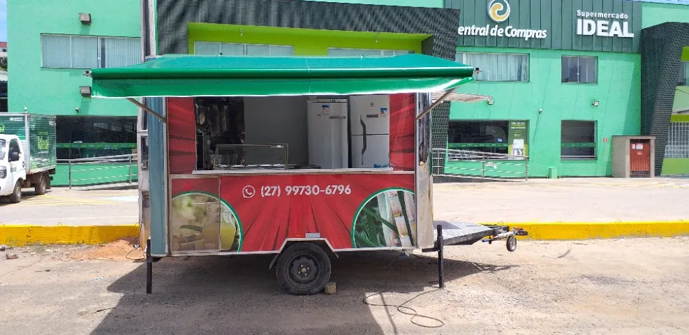 Trailer Food Para Caldo de Cana e Pastel