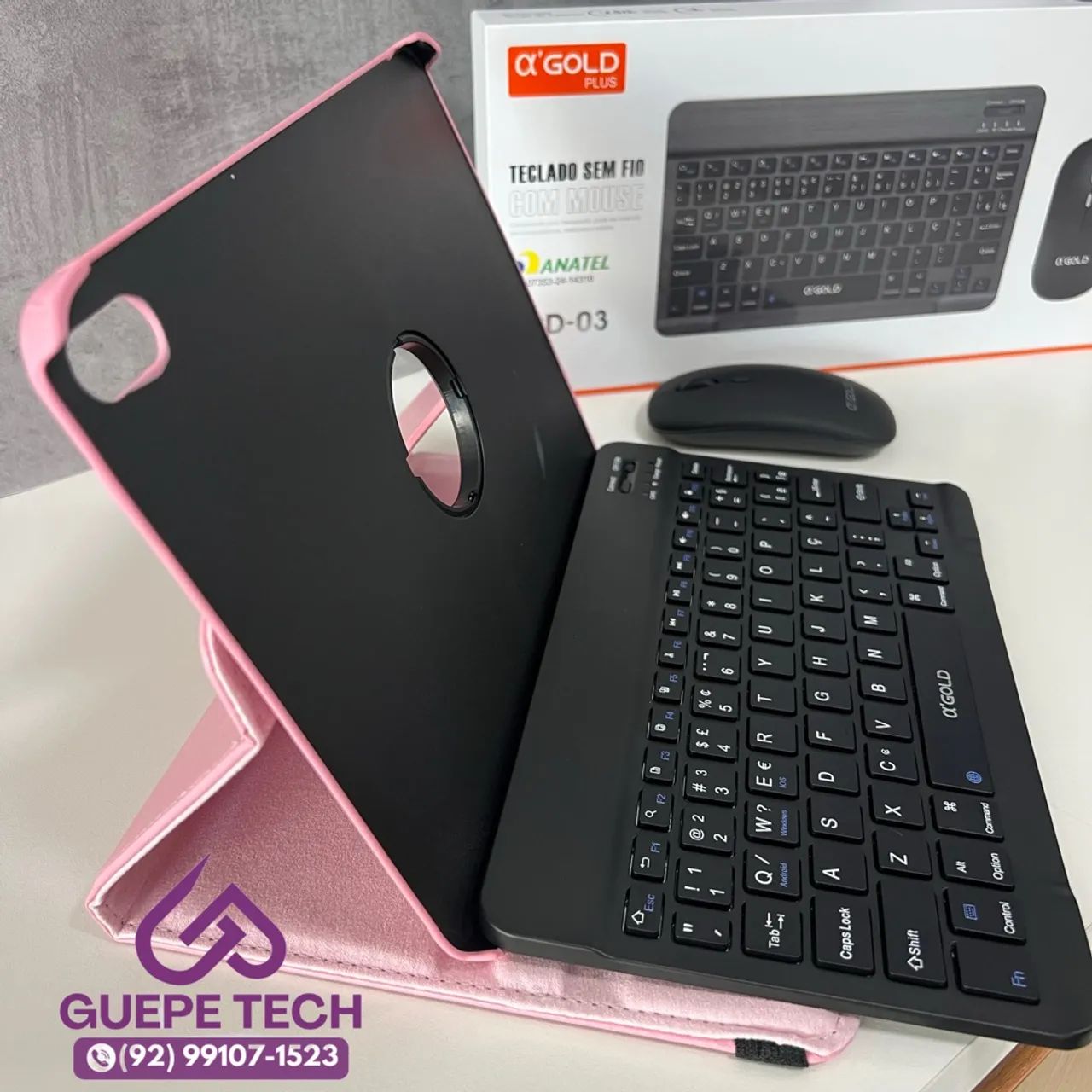 Capa Com Teclado - IPad 10 - Foto 2