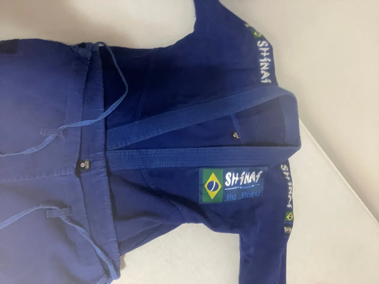 Kimono Jiu-Jitsu Shinai Azul - Novo! A-1
