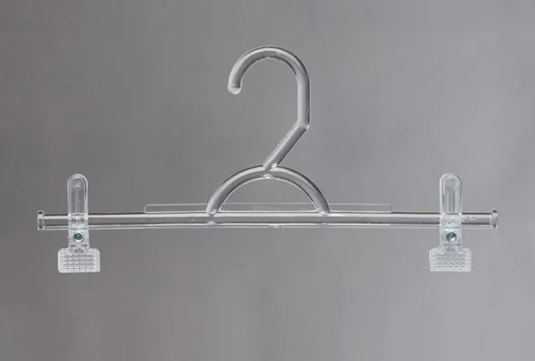 Cabides Acrílico Modelo Saia Calça+presilhas Transparente