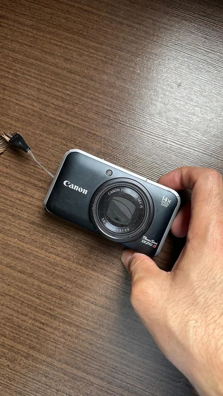 Canon Powershot Sx210 Is 14,1 Mp Com Zoom Ótico - Raridade!  - Foto 2