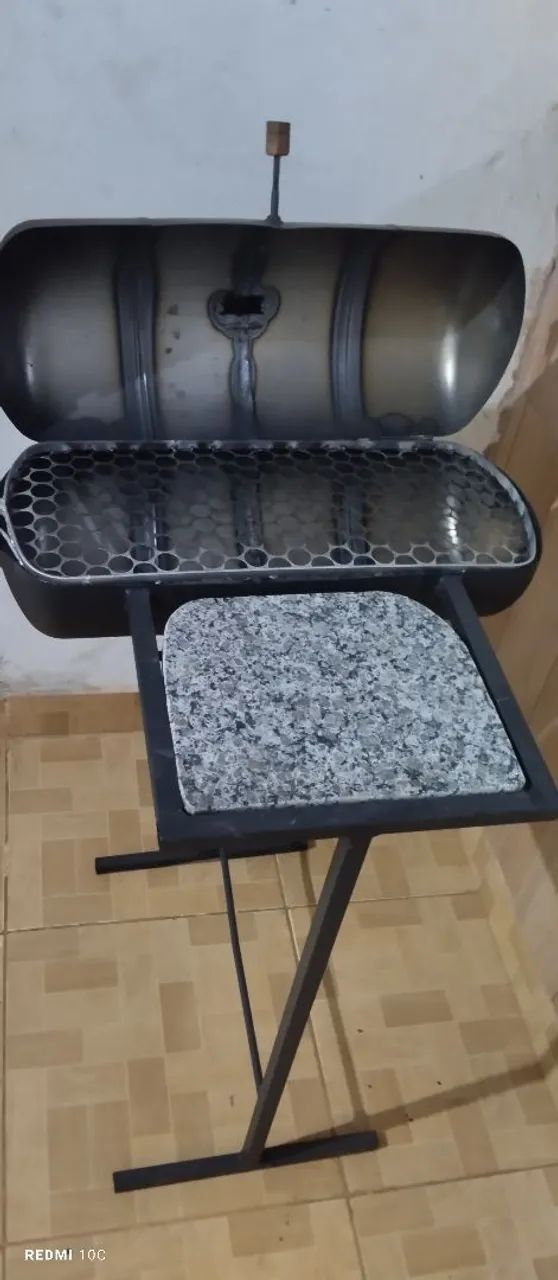Churrasqueira A Média Bafo C Mesa  - Foto 4