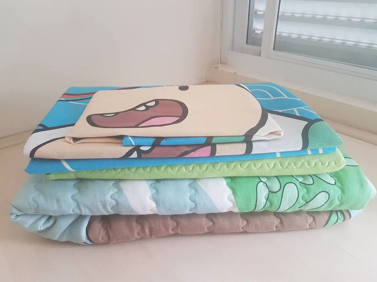 Lençol Infantil e colcha com elástico