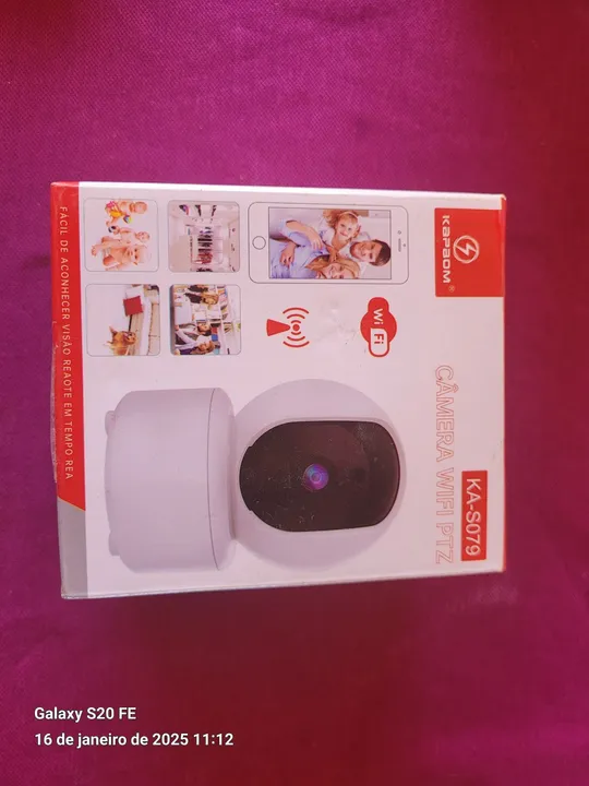 Câmera para área internaWi-Fi PTZ KA-S079 R$100,00