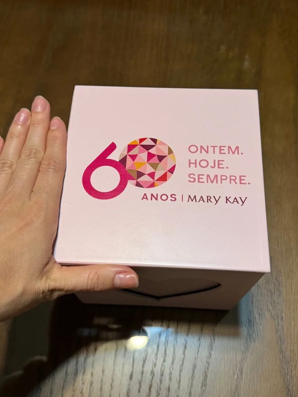Caixa mdf com porta fotos em coração Mary Kay - Foto 3