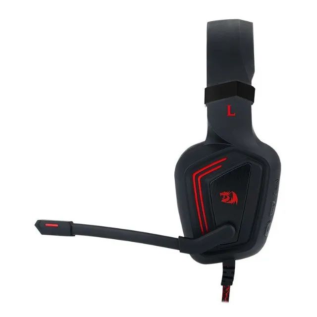 Headset Gamer Redragon Muses 2 Black Led Surround 7.1 USB - WZetta - Foto 4
