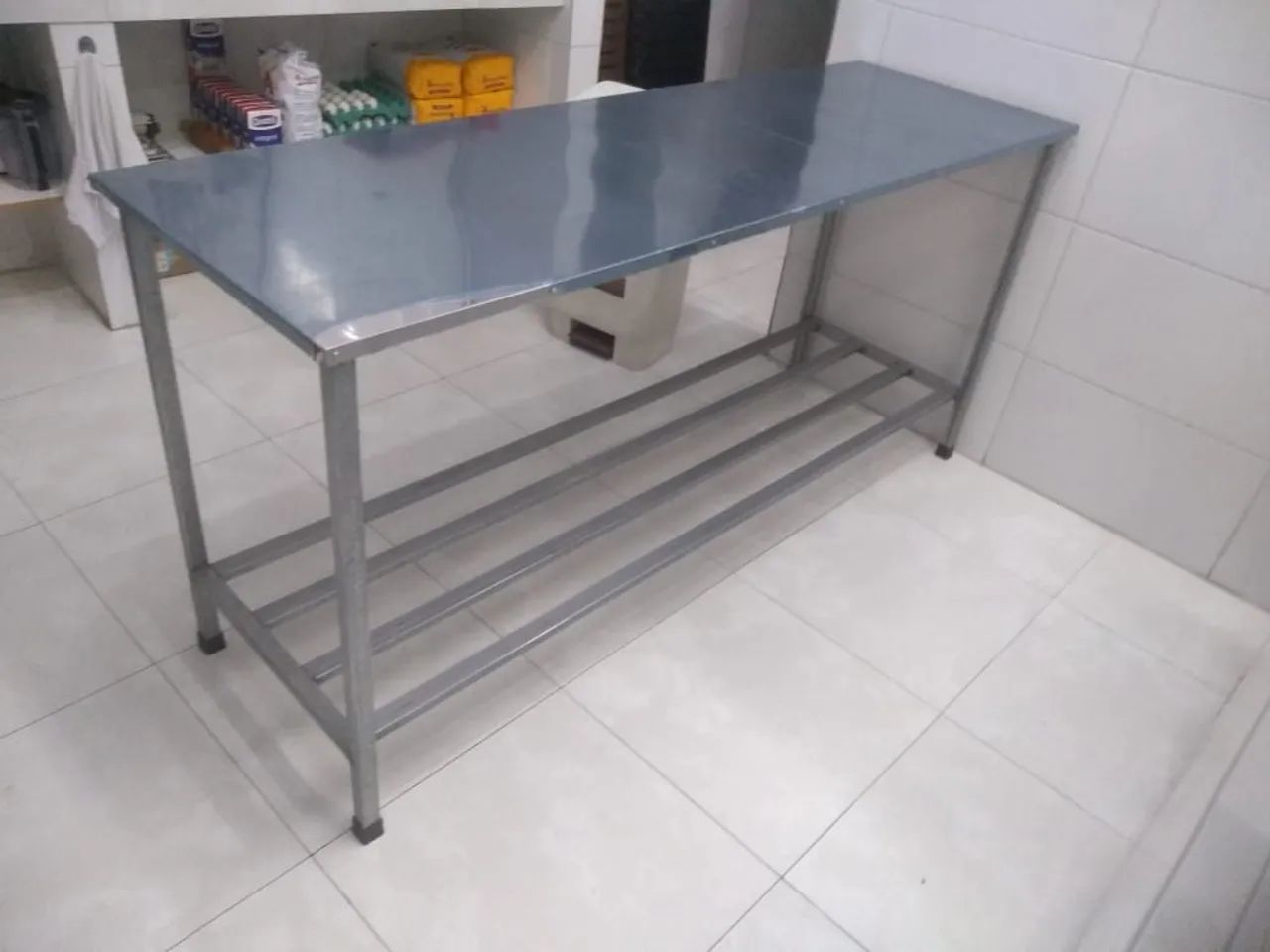 Kit 2 mesas de inox novas  - Foto 2