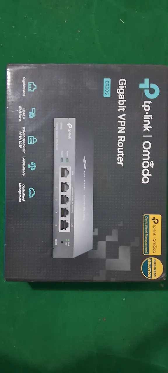 Roteador Gigabit VPN TP-Link Omada ER605 - Novo
