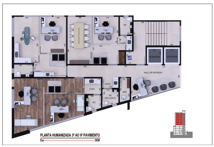 VENDO SALAS COMERCIAIS NA AVENIDA IMBIARA- IMÓVEL EM CONSTRUÇÃO - Foto 2