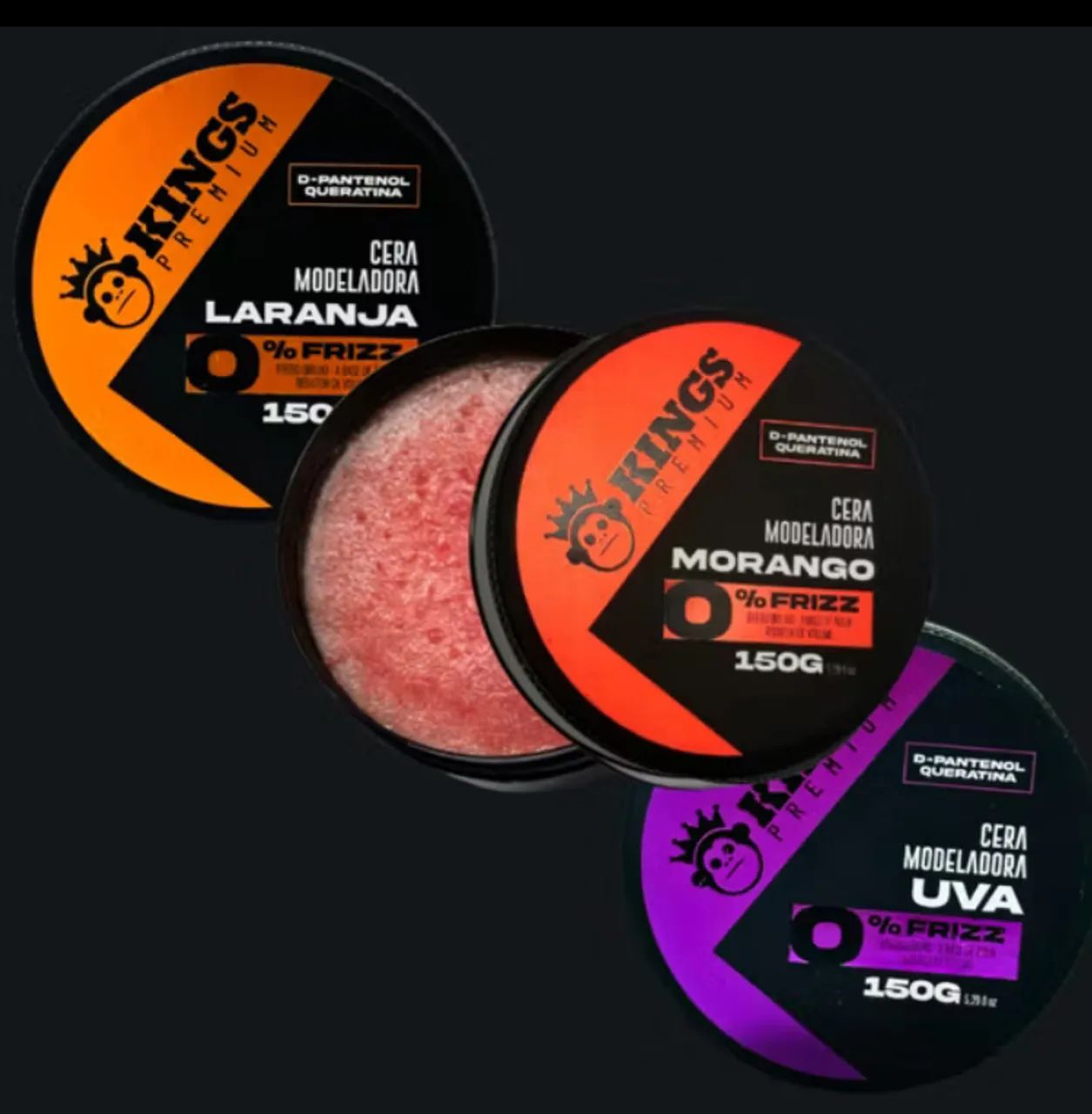 Pomada Cera Modeladora Kings Premium 150g