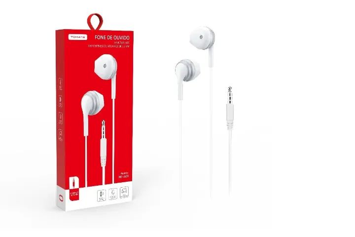 Fone de Ouvido P2 com FIO  Tomate Mf-a09 - Para Celular Loja Coimbra - Entregamos - Foto 2