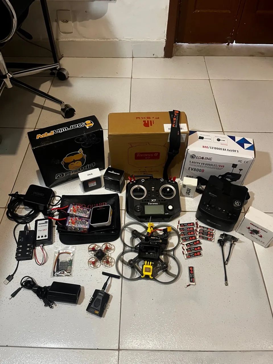 Kit Drone FPV completo com 2 drones! 