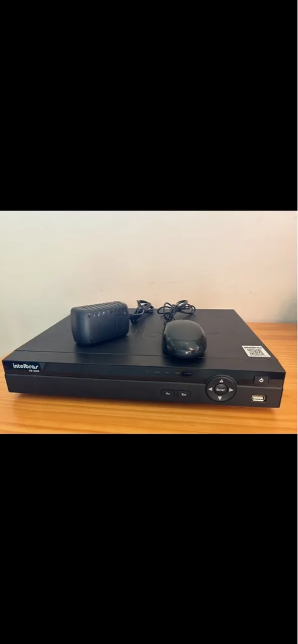 DVR Intelbras VS 3008 + câmeras + fonte 