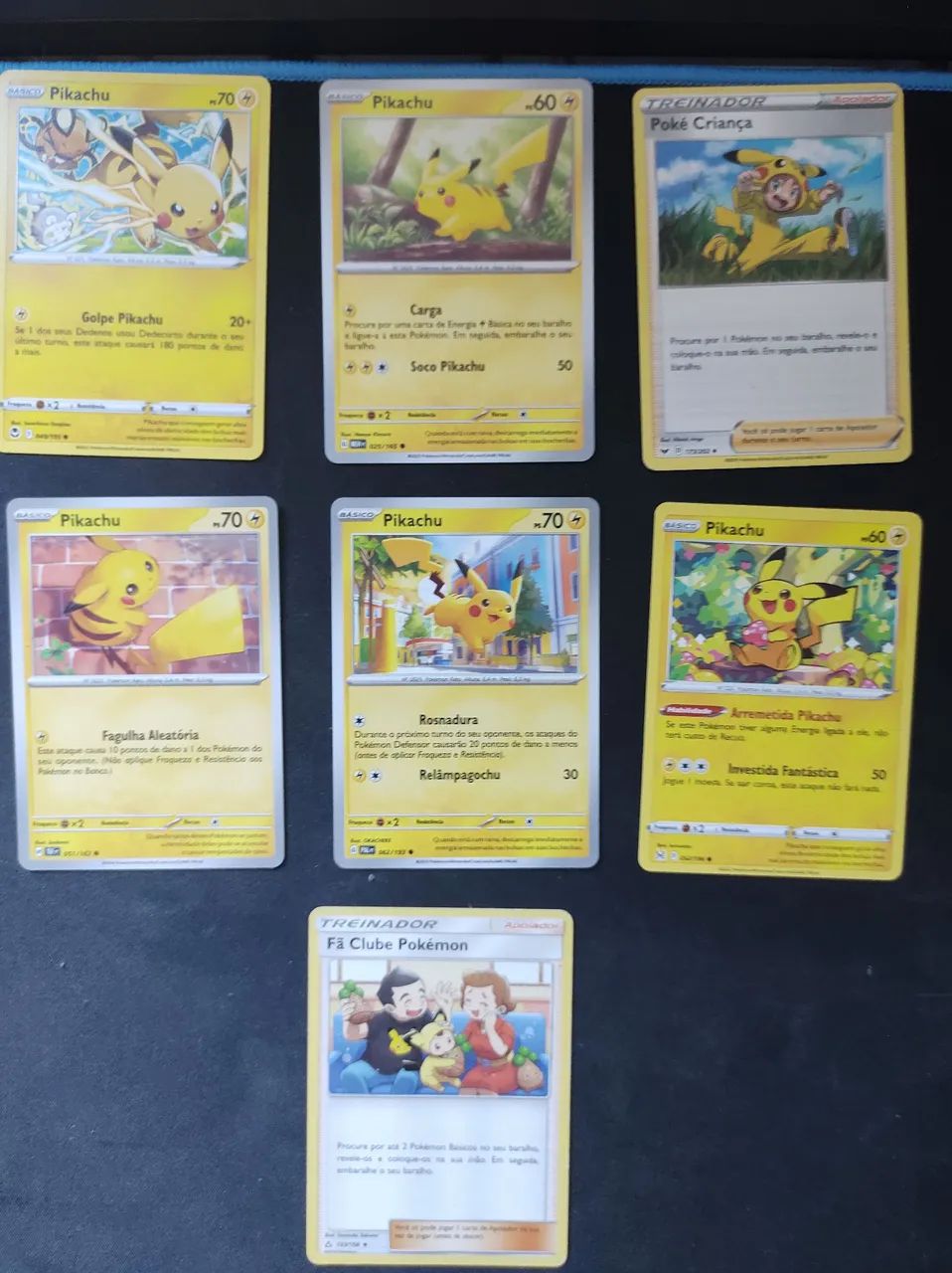 Pokemon cards Pikachu