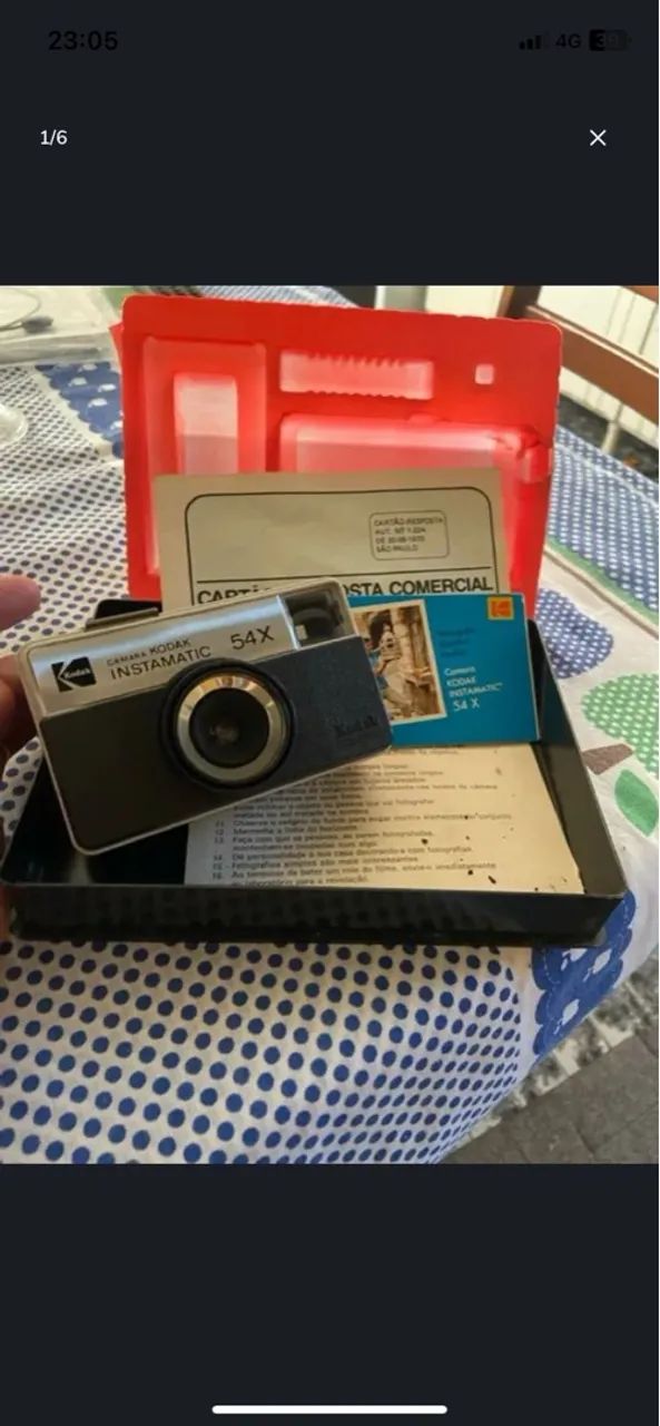 Câmera Kodak Instamatic 54X - Colecionador