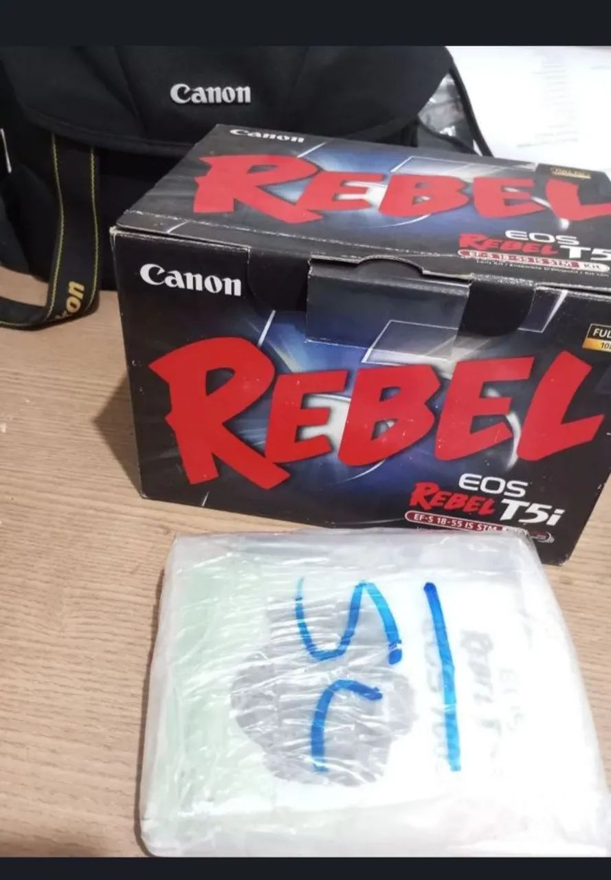 Câmera Canon EOS com lente 18-55mm - Foto 2