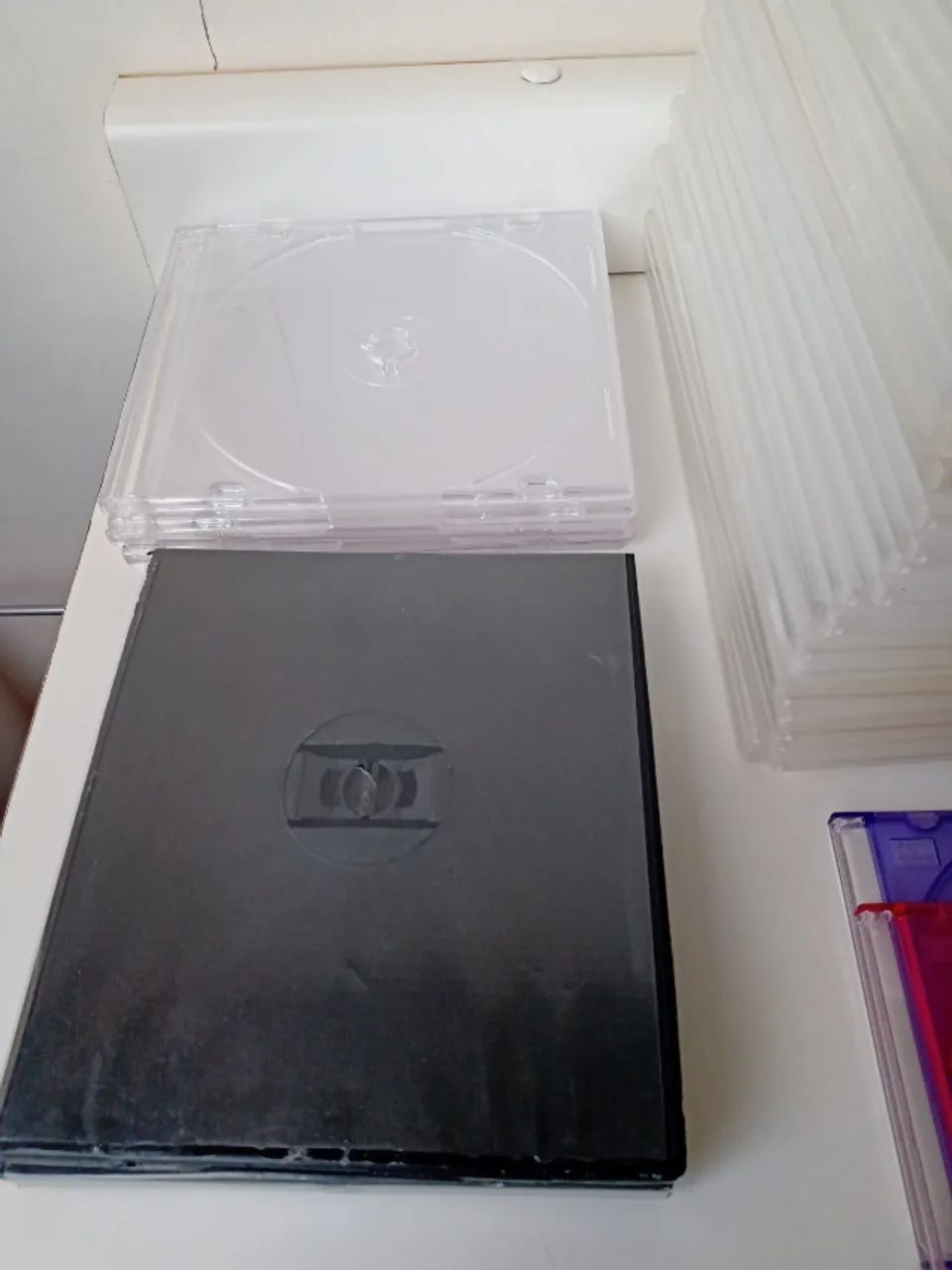 Caixinhas (estojo) para CD, DVD(mais grossas e finas), mp3 Temos normais, super slim (lacr - Foto 3