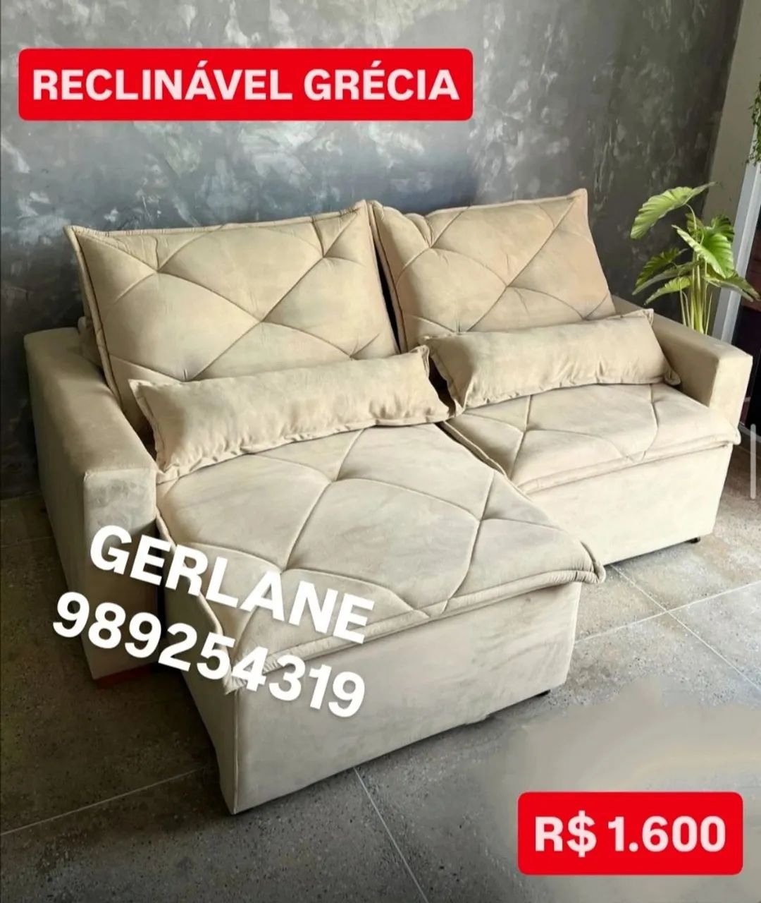 SOFÁ RETRÁTIL E RECLINÁVEL  - Foto 4