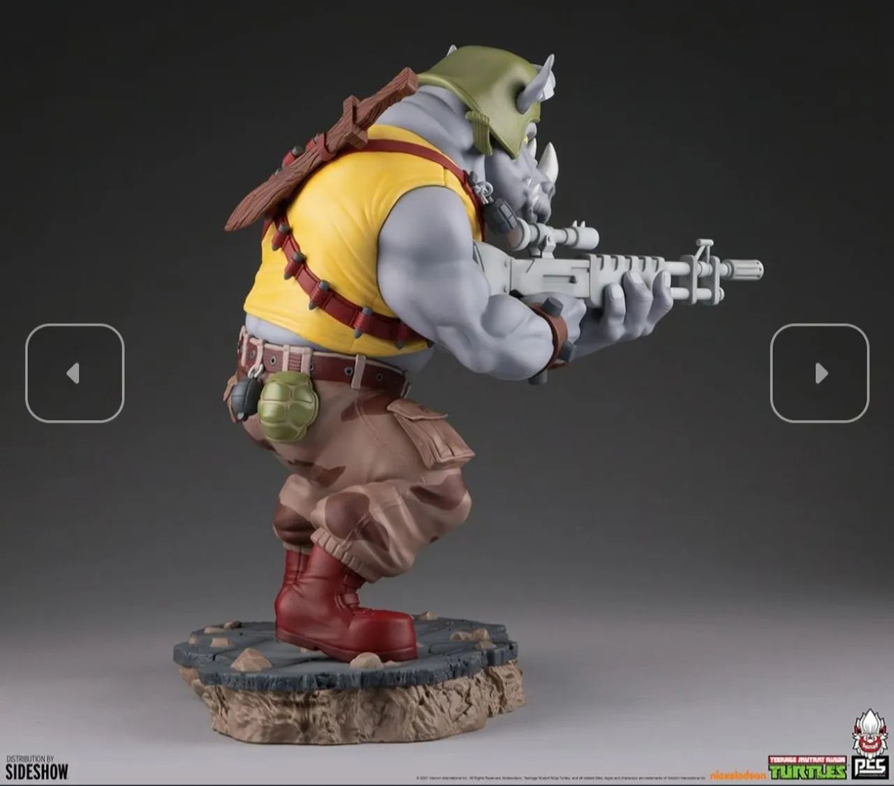 Rocksteady PCS Exclusivo Sideshow TMNT Tartarugas Ninja - Foto 5