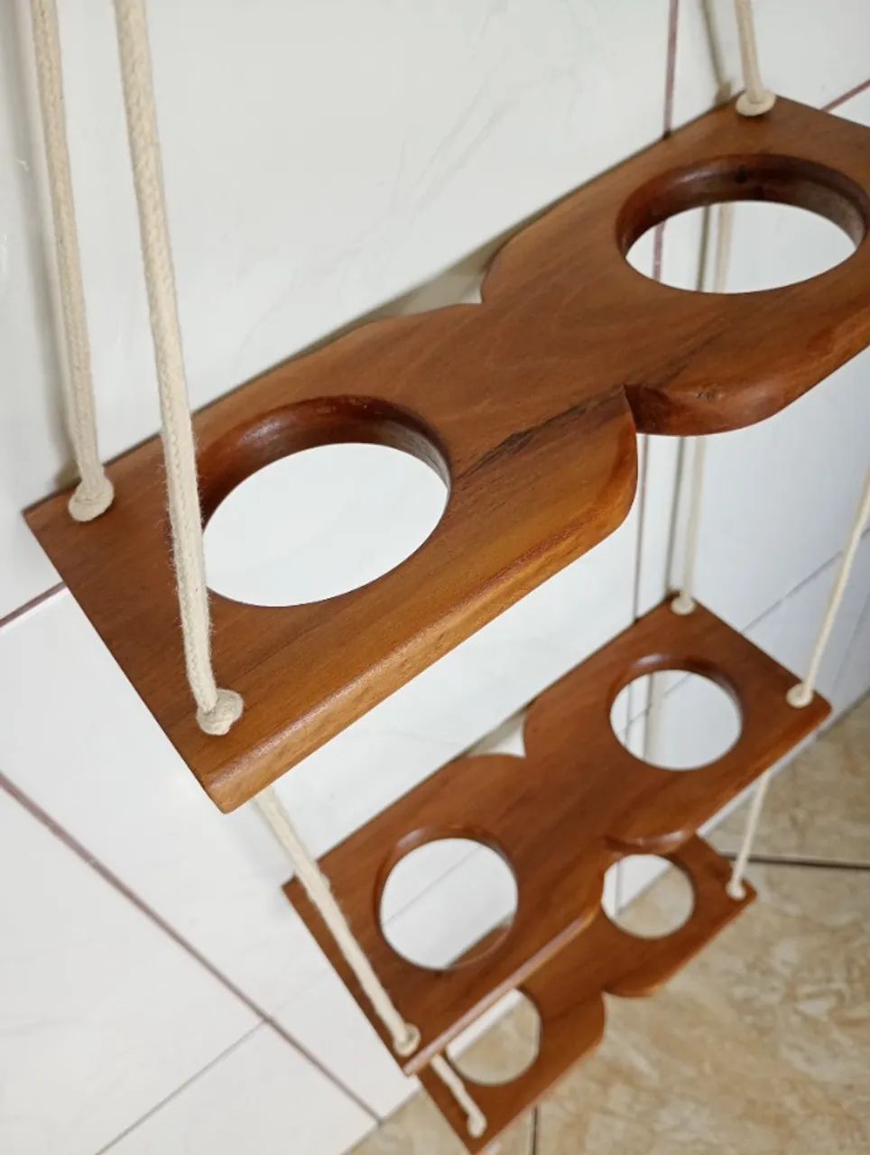 Prateleira de Madeira suspenso  - Foto 3
