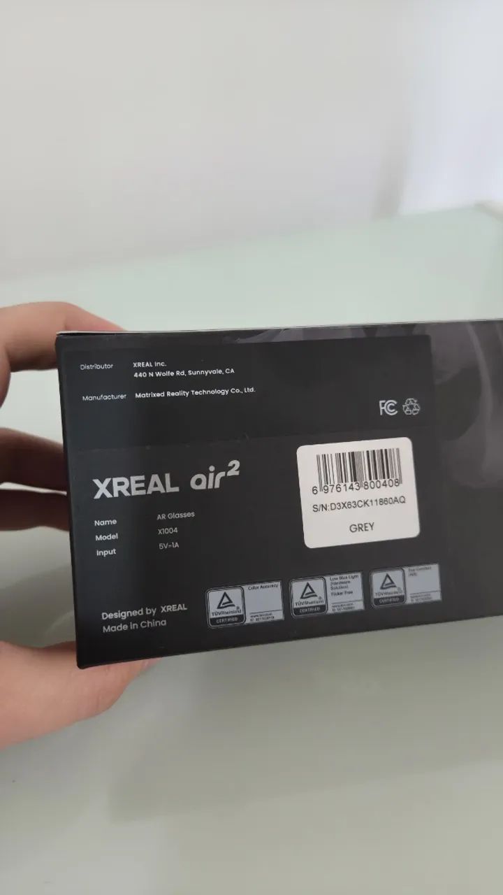 XREAL Air 2 - Óculos AR (Tela Virtual de até 330") - Impecável - Foto 2