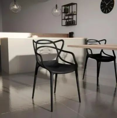 Cadeira de Jantar Allegra - Prática, Empilhável  - Foto 3