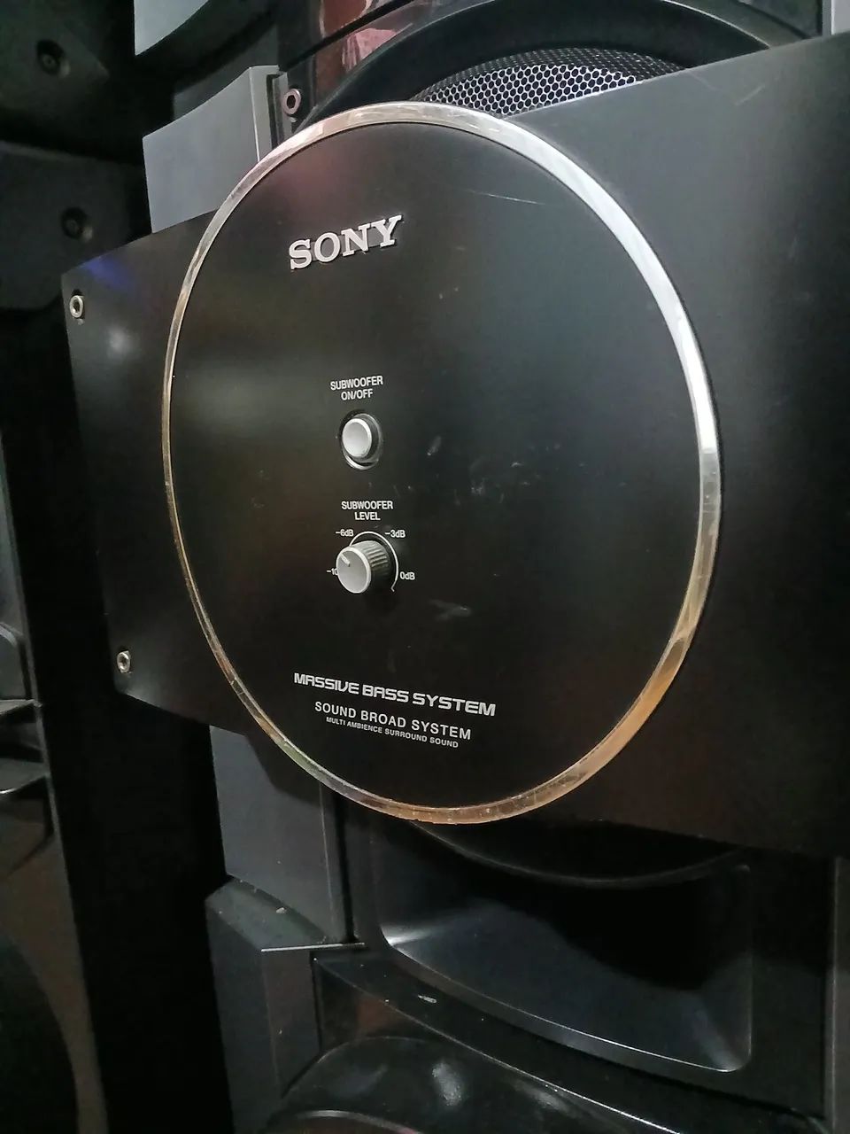 12 caixas Som Sony Genezi MHC GTR 8 com 12 caixas acústicas!Leiaaa