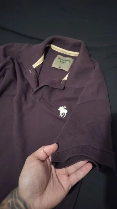 Polo Abercrombie Roxa M