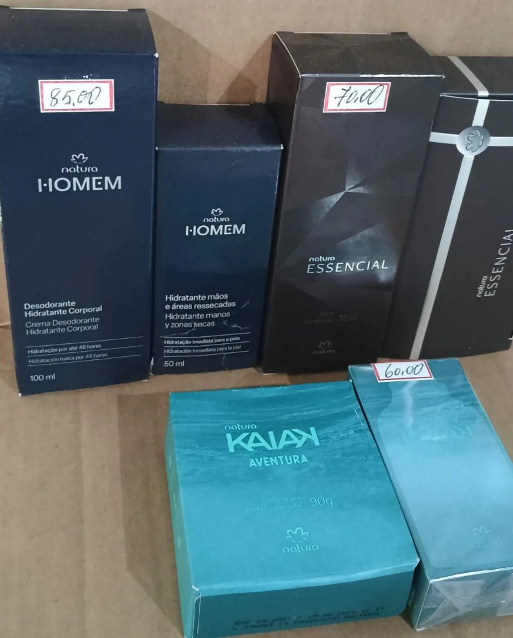 Kits Natura I-HOMEM e Essencial + Kaiak Aventura