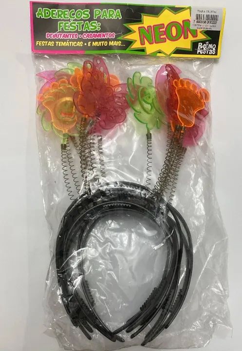 Tiara neon para festas (carnaval e demais) - Foto 4