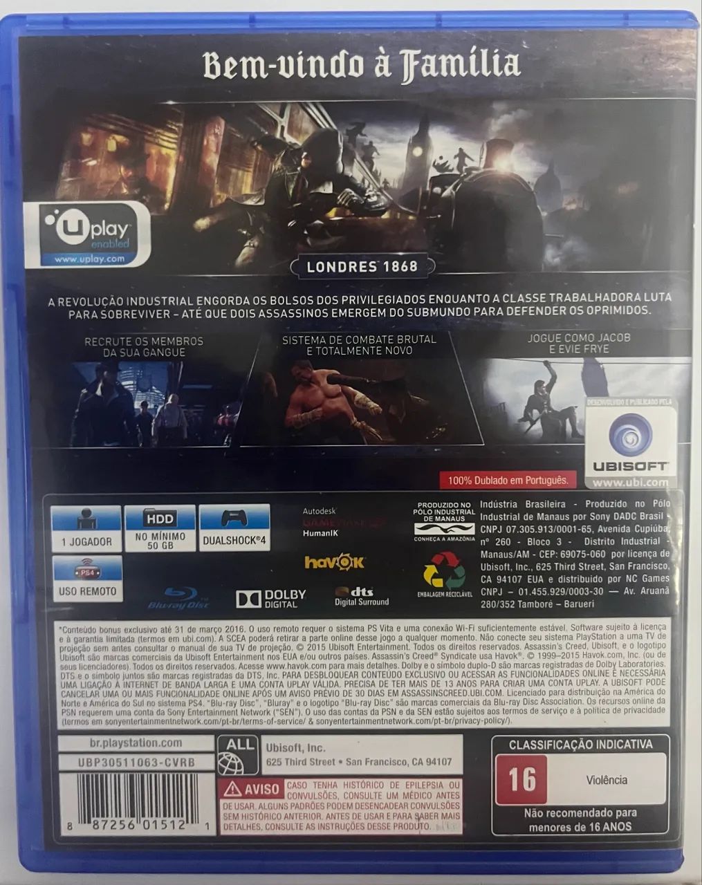 JOGO ASSASIN?S CREED SYNDICATE - PS4 - Foto 2