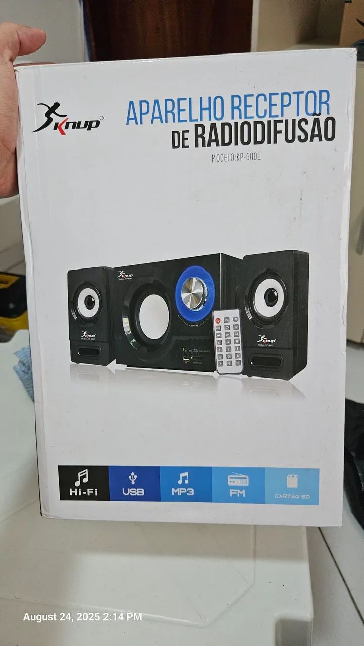 Caixa de som knup
