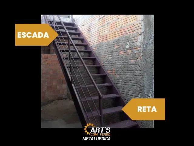 Escada reta instalada   3, * - Foto 3