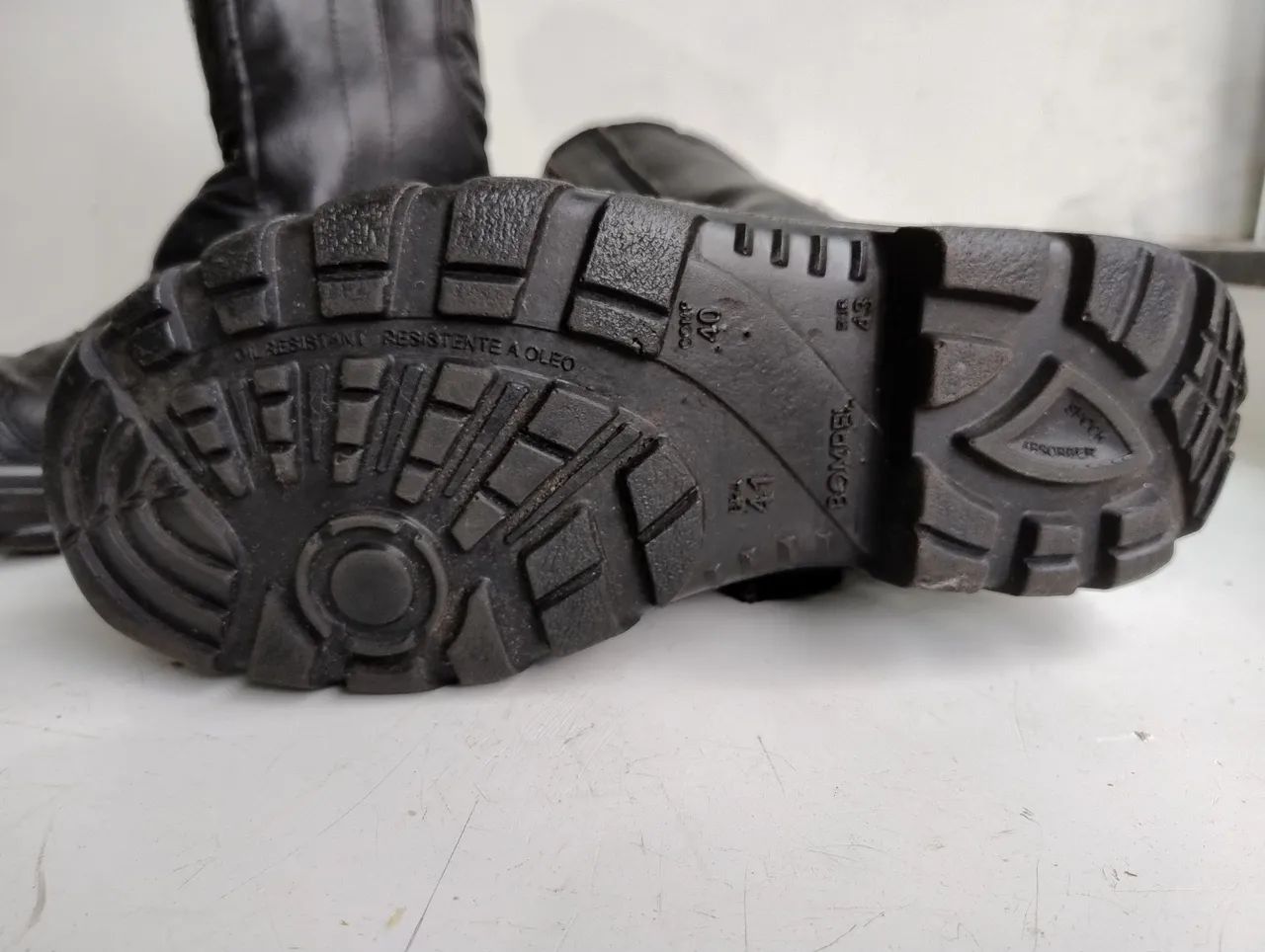 Botas de Segurança em Couro - Tamanho 41 - Foto 5